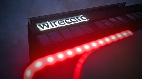 Der Firmensitz von Wirecard samt Logo