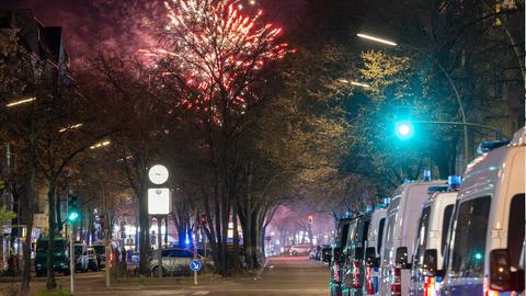 Polizei in Berlin an Silvester