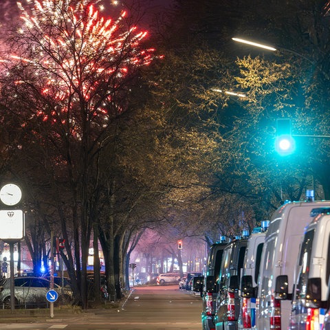 Polizei in Berlin an Silvester