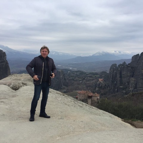 Unser Korrespondent Michael Lehmann bei den Meteora-Klöstern