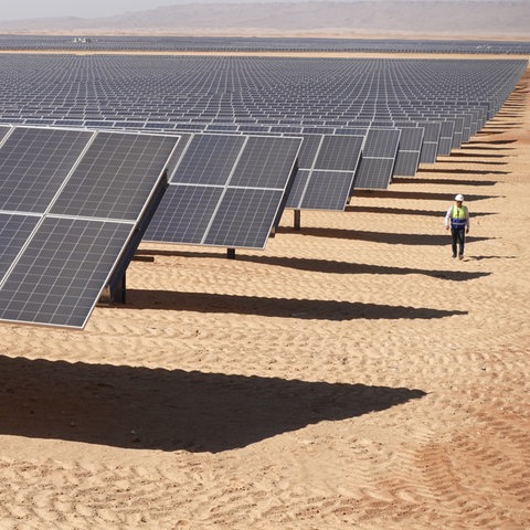 Solarpark Benban in Ägypten